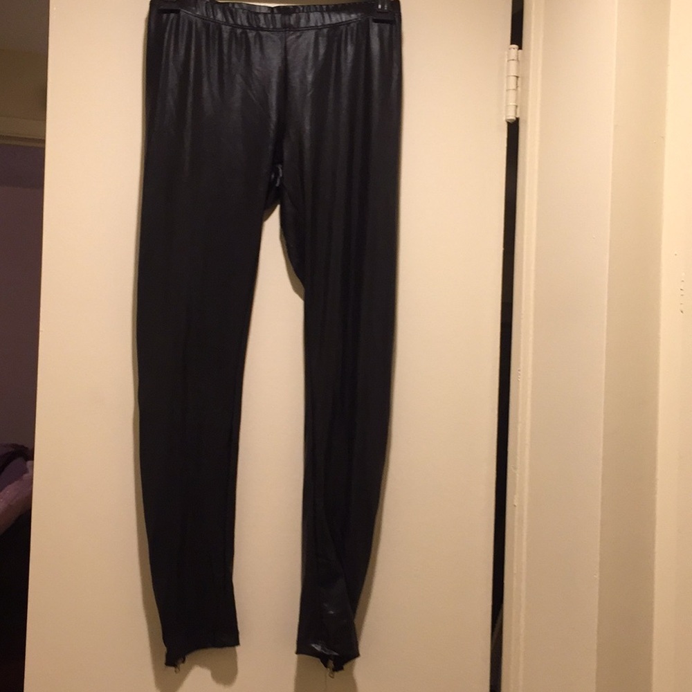 Tiffany Alana pleather leggings